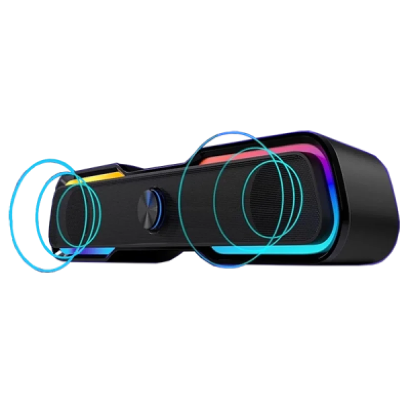 Barra de Sonido Halion HA SB08 Bluetooth RGB | Sonido Inmersivo para Gaming y PC