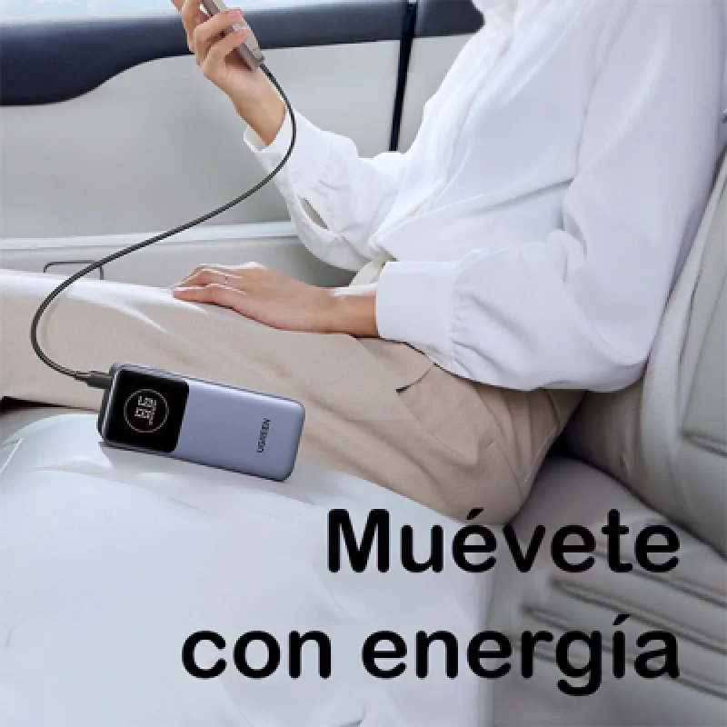 Cargador Portátil Ugreen Nexode 12000mAh 100W🔋 Carga Rápida para iPhone Laptop y Más 🚀Envío 24h Perú