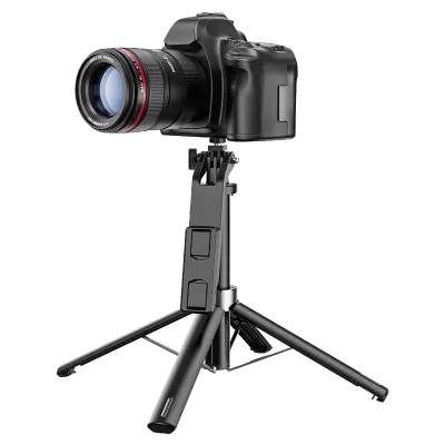 Trípode HOCO K21 1.37m con Bluetooth para Celular, GoPro y Cámaras 📸 | Portátil y Robusto