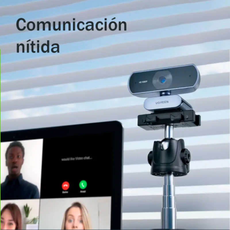 🎥Cámara Web para PC UGREEN CM678 1080P con Micrófono Incorporado