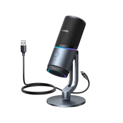 🎙 Ugreen Micrófono USB RGB CM769 24bit/96kHz con Botón de Silencio