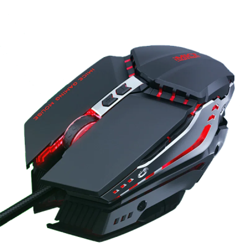 Mouse Gamer iMICE T 80 RGB | Diseño Futurista Alta Sensibilidad y Durabilidad