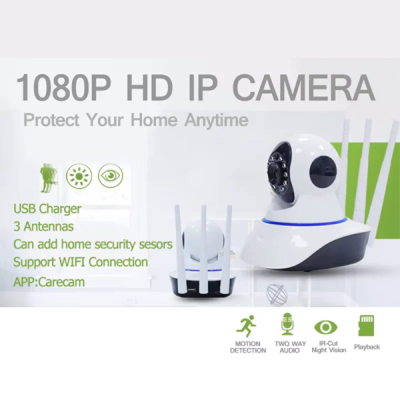 Cámara de Seguridad WiFi DAYTECH Dt c8826 | Alta Resolución 1080P Visión Nocturna y Detección de Movimiento