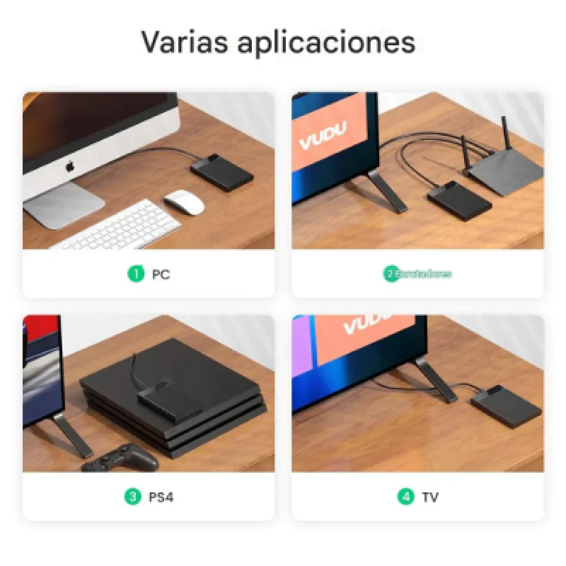 Case Disco Duro Externo Sata 2.5 3.0 Ugreen 30848 Hasta 6tb
