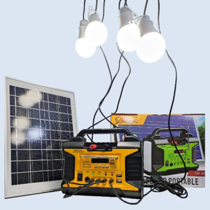 Kit Solar Portátil Rokal 12W | Generador de Energía Solar con Carga Rápida y Sistema Multimedia
