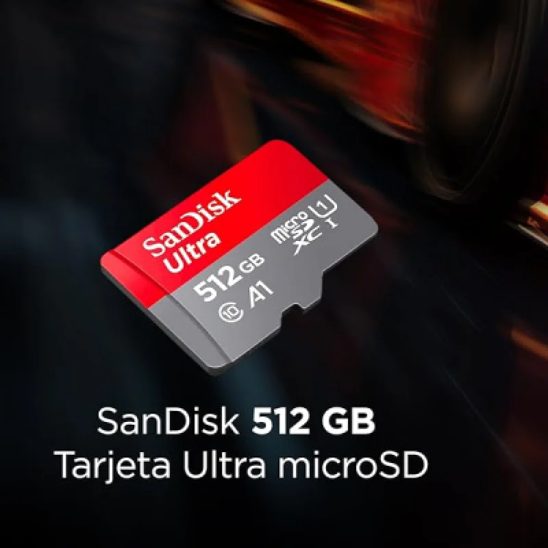 SanDisk Ultra microSDXC 512GB UHS I – Alta Velocidad Full HD