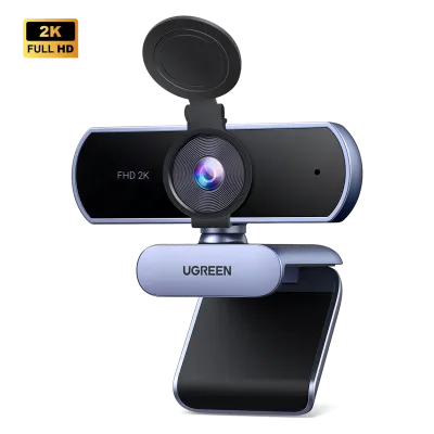 Cámara Web para PC UGREEN CM717 2K USB Full HD con Autofocus y Micrófono Dual