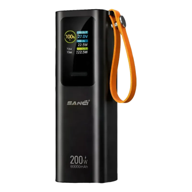 Power Bank 60000mAh 200W SANCI SC-DY4718 | Carga Rápida Laptop Celular