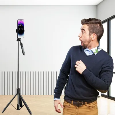 Palo Selfie Trípode XO-SS15 180cm con Control Remoto para Celular y GoPro 📱📸
