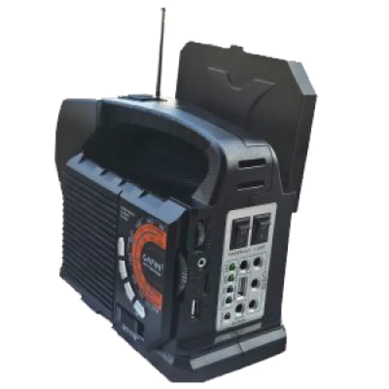 Kit Solar Portátil Cafini CN TY3997FM BT: Energía Solar 12V 20000mAh Carga Rápida y Iluminación para Dispositivos y Entretenimiento