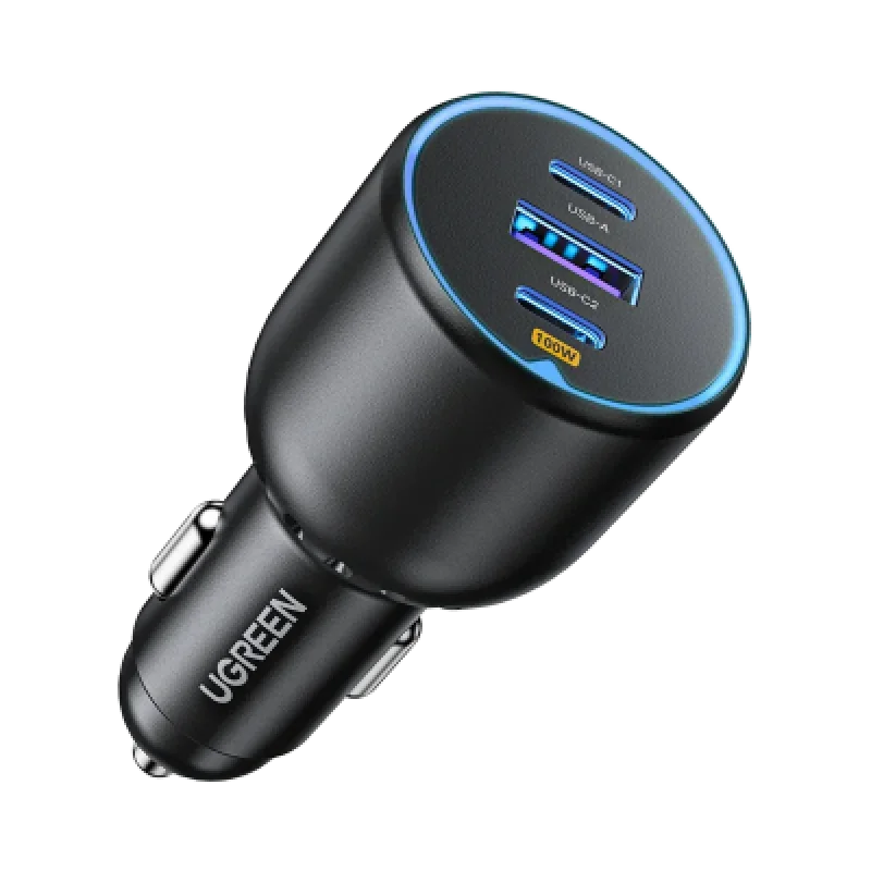 Cargador de coche UGREEN 130W USB-C PD | Carga rápida