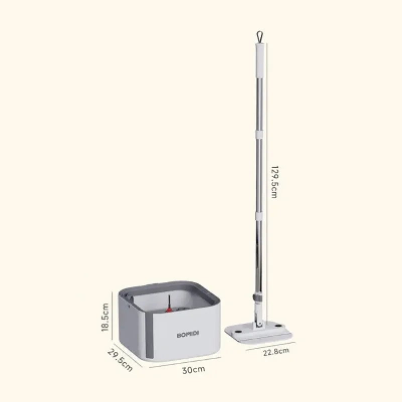 🧹 Trapeador Giratorio 360° Bomidi M20 con 2 Mopas de Microfibra
