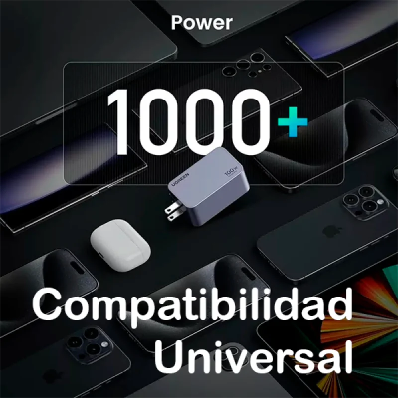 Cargador Rápido UGREEN Nexode Pro 100W 3 Puertos GaN + Cable Tipo C🔋