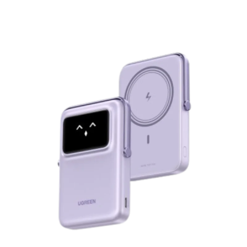 Power Bank Magnético UGREEN QI2 10000mAh con Carga Inalámbrica 15W