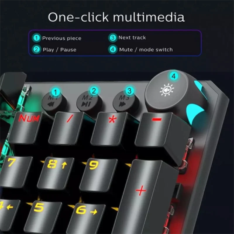 Teclado Mecánico Gamer Aula F2066 I | Precisión y Estilo para Gamers Exigentes