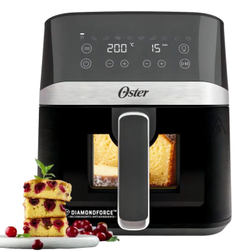 Freidora de Aire Oster 4L Digital DiamondForce 10 Programas🍕