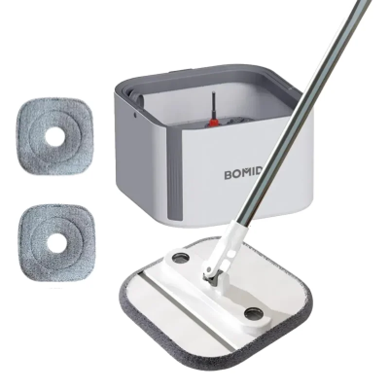🧹 Trapeador Giratorio 360° Bomidi M20 con 2 Mopas de Microfibra
