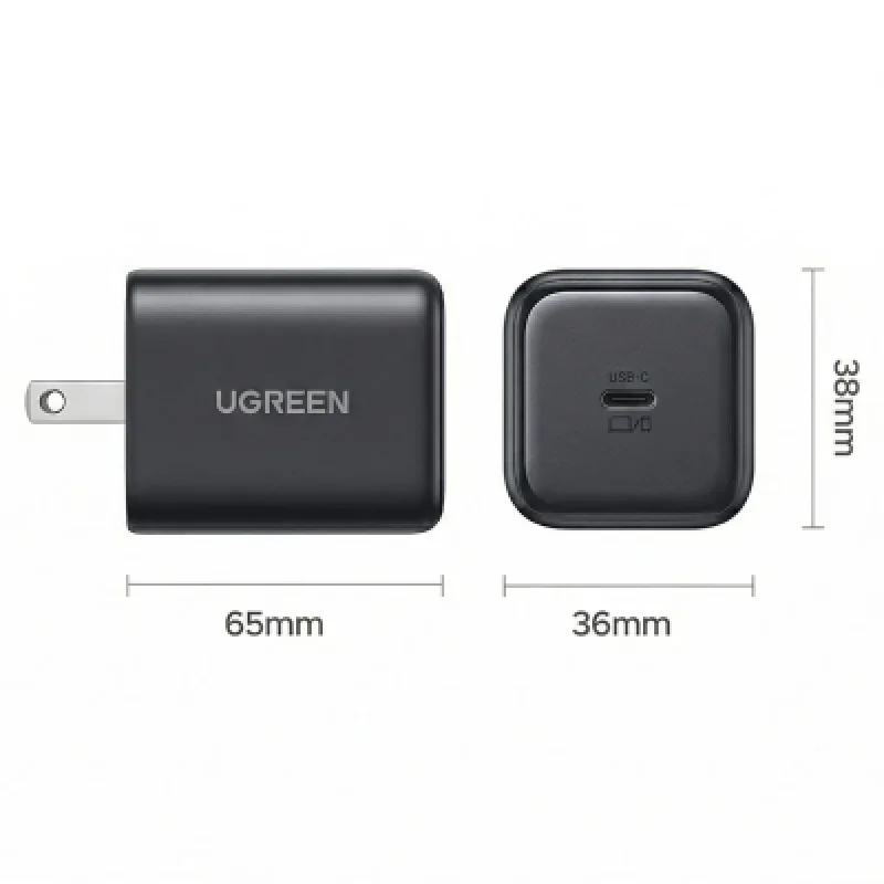Cargador UGREEN 45W GaN USB-C PD X524 para iPhone y Galaxy