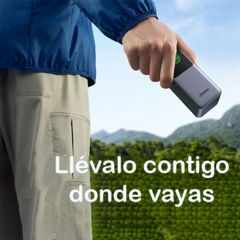 Cargador Portátil Ugreen Nexode 20000mAh 130W⚡Carga Rápida para iPhone Laptop y Más 🚀Envío Rápido Perú