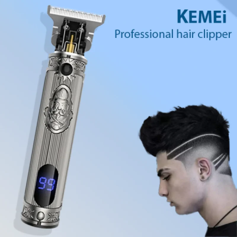 Máquina de Cortar Cabello Profesional KEMEI KM 700b | Corte Preciso y Potente para Hombre