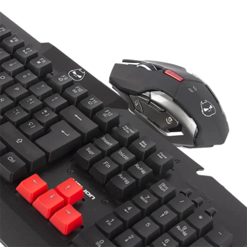 Combo Gamer Inalámbrico 2 en 1 Halion Saturn HA KW509C | Teclado y Mouse Gamer Inalámbrico