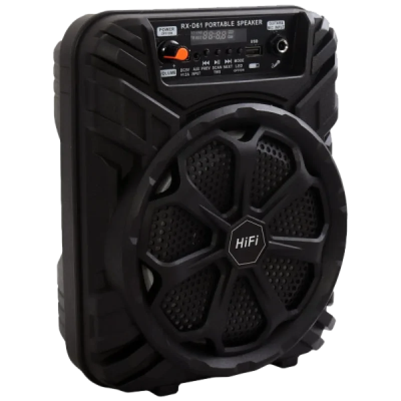 Parlante Portátil Hifi RX D61 Subwoofer Karaoke Bluetooth | Big Market Perú 🔊✨