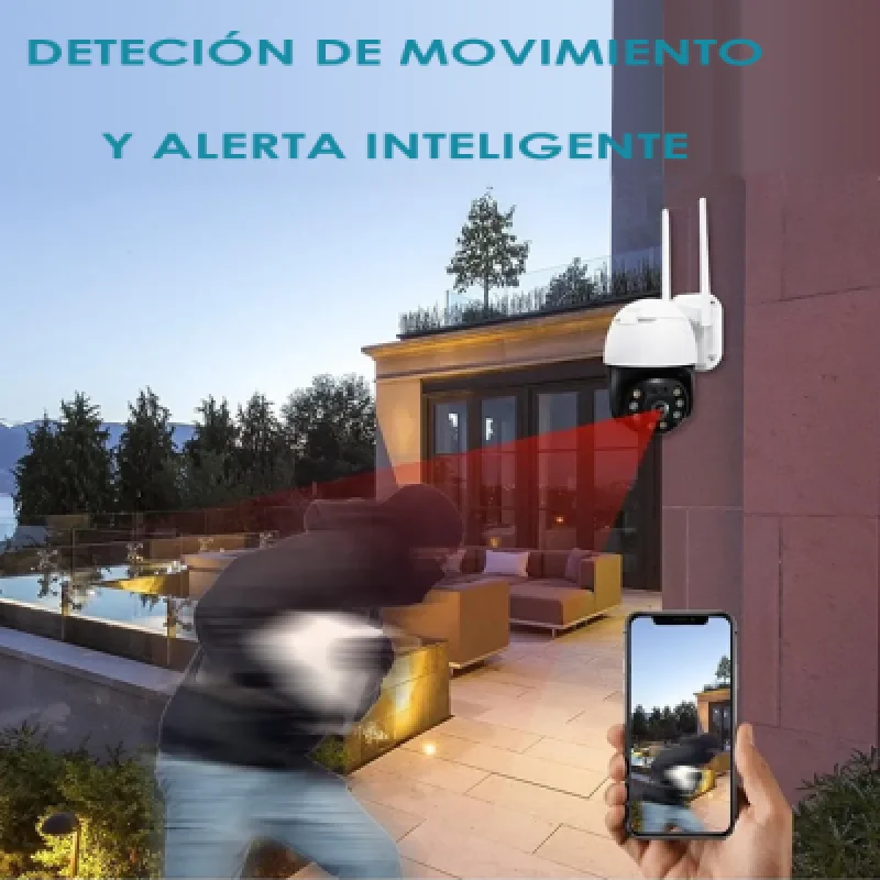 Cámara de Seguridad WiFi DAYTECH H 18 | 3MP Visión Nocturna y Detección de Movimiento para Hogar y Negocios