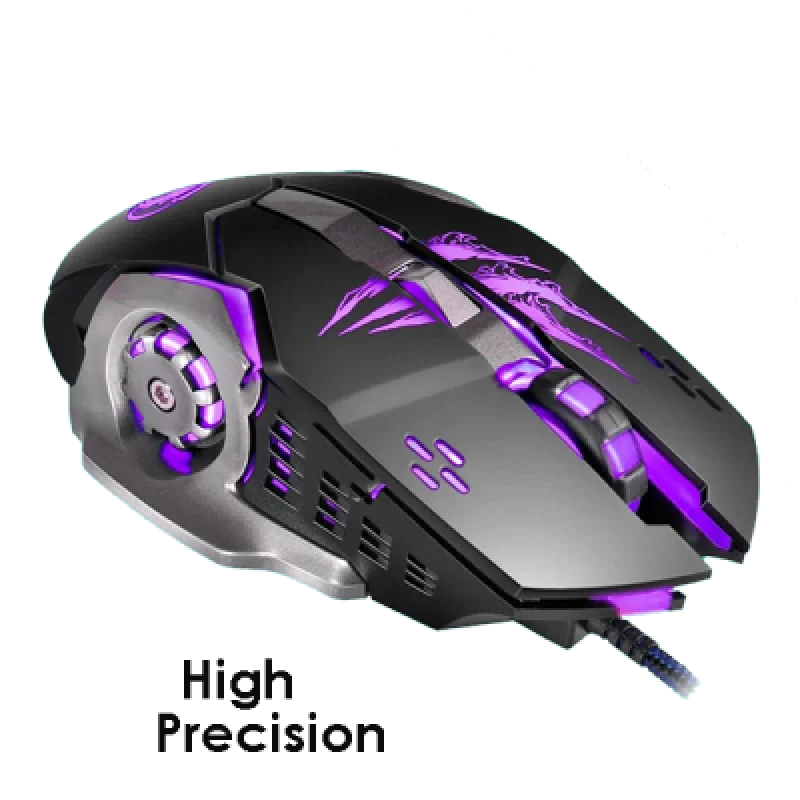 Mouse Gamer Apedra A8 RGB | Diseño Futurista Alta Sensibilidad y Conectividad USB