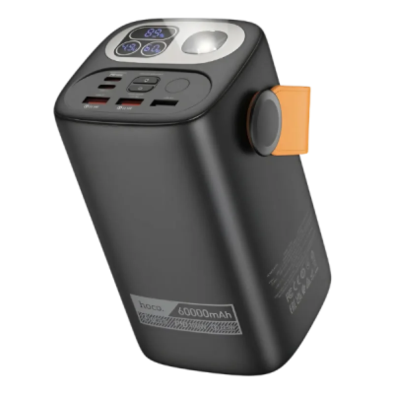 Power Bank Hoco DB160 60000mAh 100W con Carga Rápida y Pantalla LED