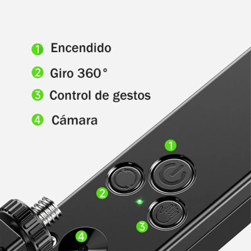 Soporte trípode 360° Hoco K32 con seguimiento facial y Bluetooth