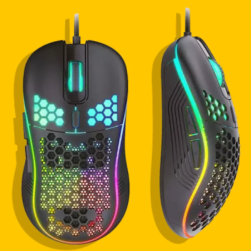 Mouse Gamer iMICE T 98 RGB | Precisión Diseño Futurista y Resistencia para Gamers