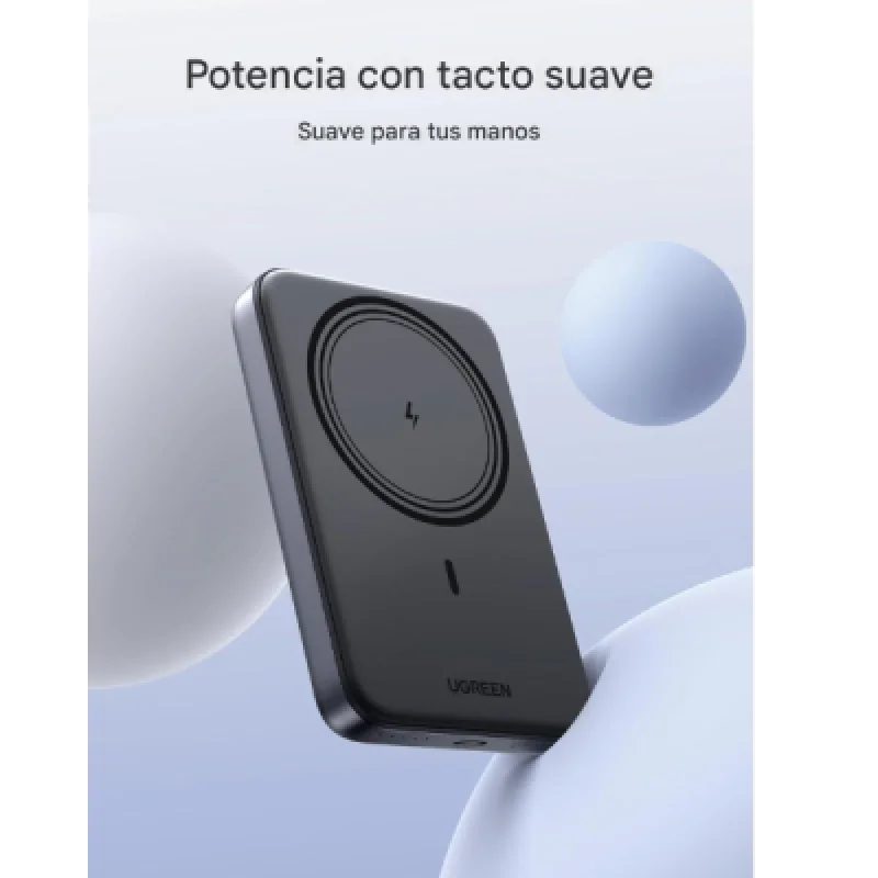 Power Bank UGREEN Magnético Q1  20W 10000 mAh  con Carga Inalámbrica + Cable