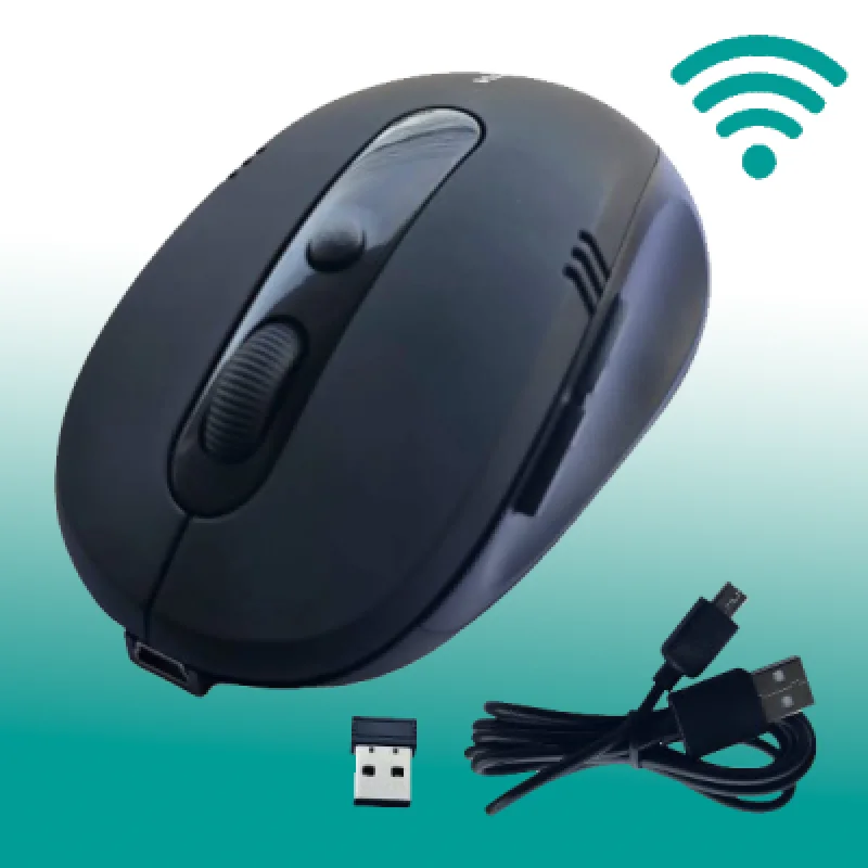Mouse Inalámbrico Halion HA 790W | Conectividad Bluetooth Ergonomía y Alta Sensibilidad para Oficina y Hogar