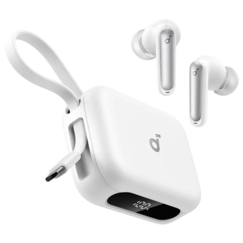 Audífonos Bluetooth Soundcore P41i ANC + Power Bank 3en1 + Cable USB-C