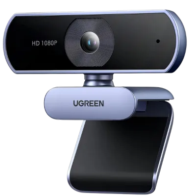 Cámara Web UGREEN CM678 – 1080P Micrófono Incorporado Plug & Play Rotación 360°