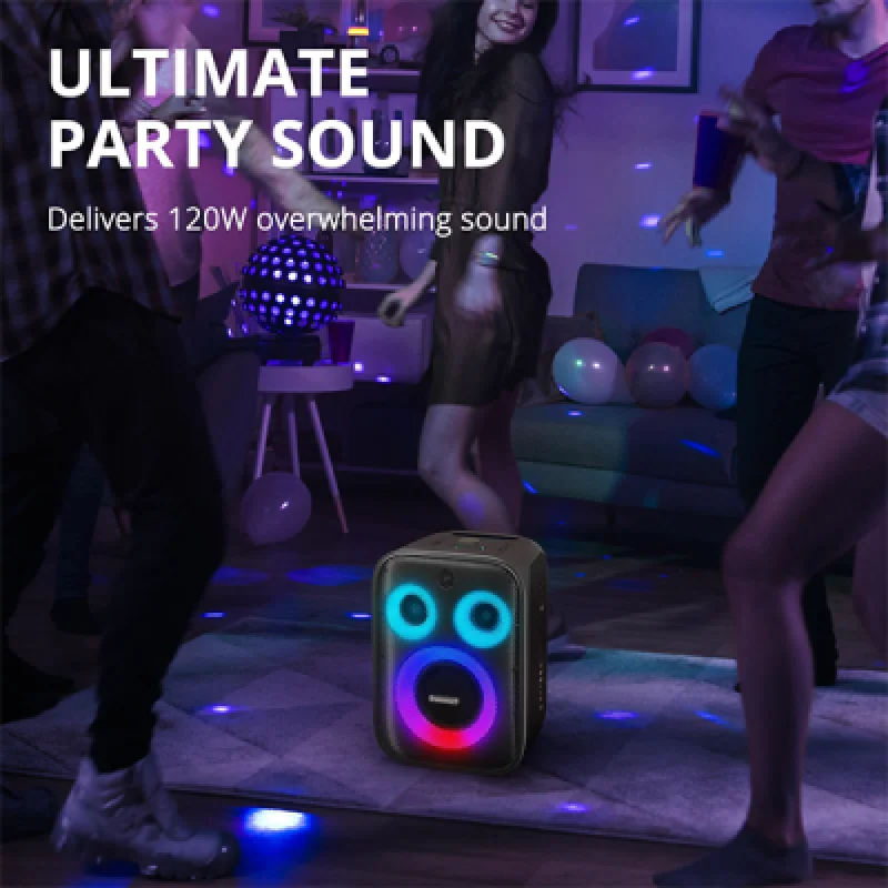 Altavoz Bluetooth Tronsmart Halo 200 con Karaoke y Micrófono Inalámbrico | Perfecto para Fiestas y Eventos