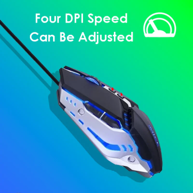 Mouse Gamer iMICE T 80 RGB | Diseño Futurista Alta Sensibilidad y Durabilidad