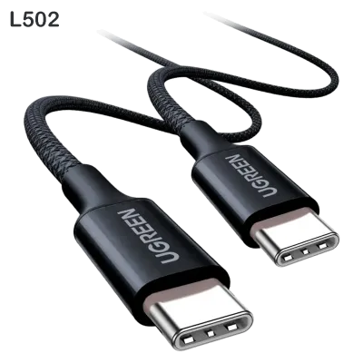 Cable USB-C a USB-C UGREEN 100W PD Carga Rápida 5A Ultra Resistente ⚡