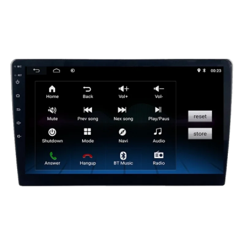 Auto Radio Android 1 Din 10 Pulgadas con 1GB RAM + Cámara Reversa para Auto | Conectividad Total y Seguridad