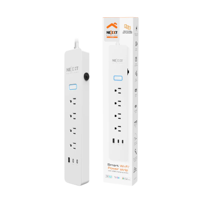 ⚡ Regleta Inteligente Wi-Fi Nexxt NHP-E710 | 4 Tomas + USB