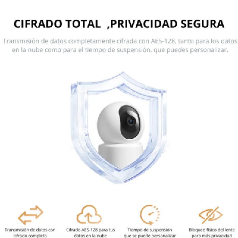 Cámara Xiaomi C301 360° WiFi con Visión Nocturna