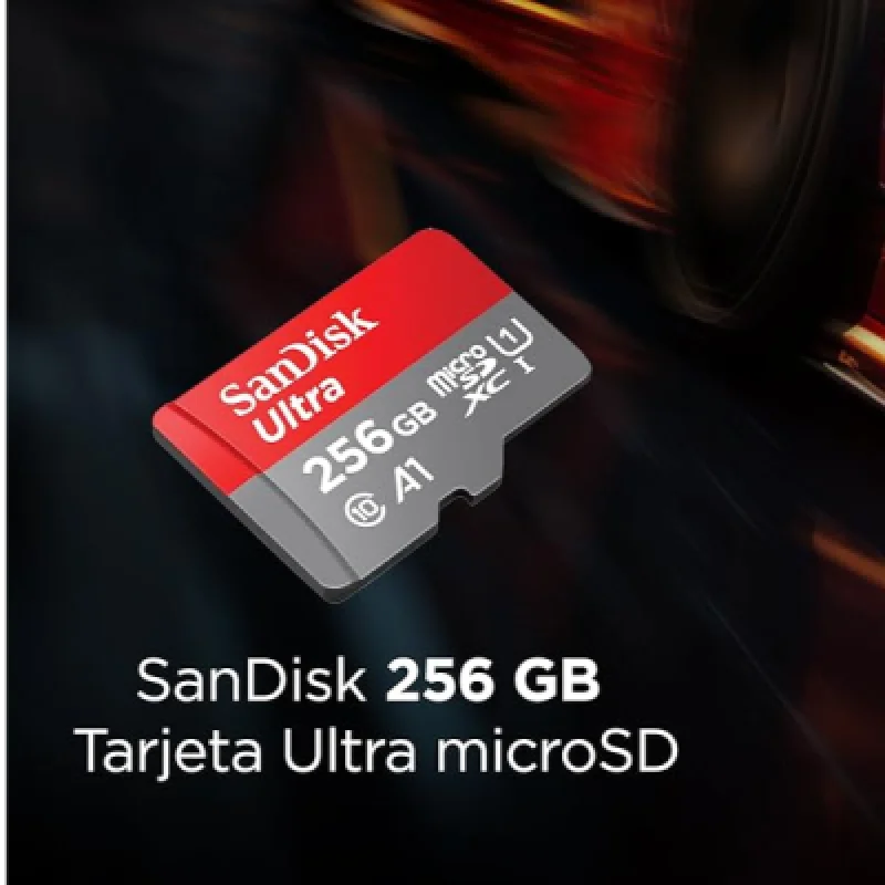 SanDisk Ultra microSDXC 256GB UHS I – Velocidad Full HD
