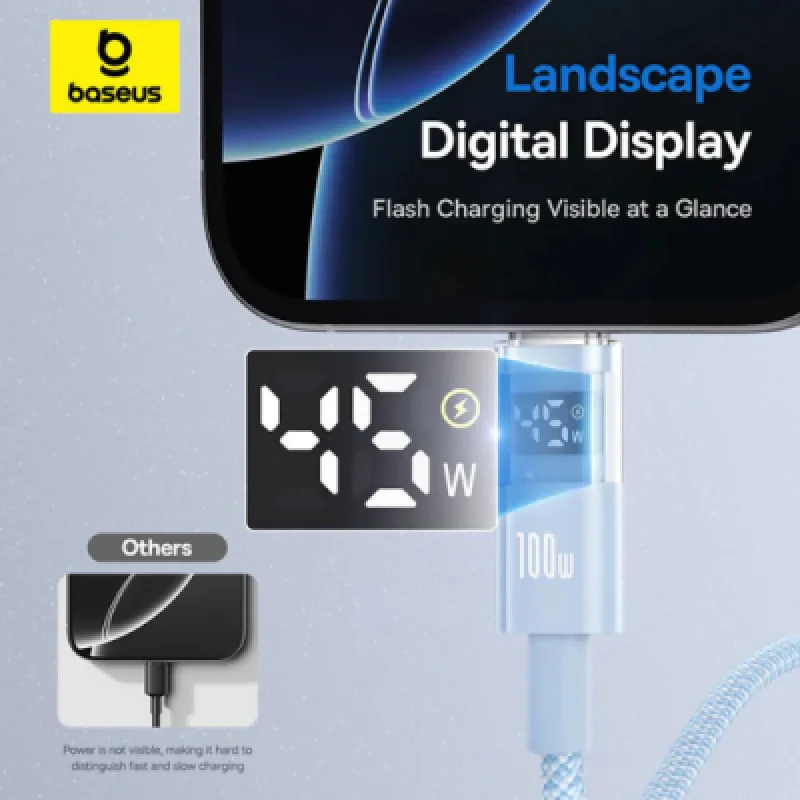 Cable Baseus USB C a USB C 100W