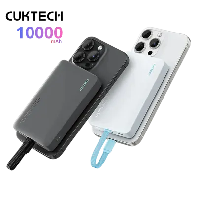 🔋 Power Bank Magnético CUKTECH CP132ML 10000mAh 22.5W con Cable USB-C Integrado