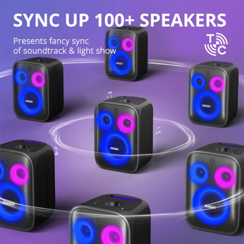 Altavoz Bluetooth Tronsmart Halo 200 con Karaoke y Micrófono Inalámbrico | Perfecto para Fiestas y Eventos