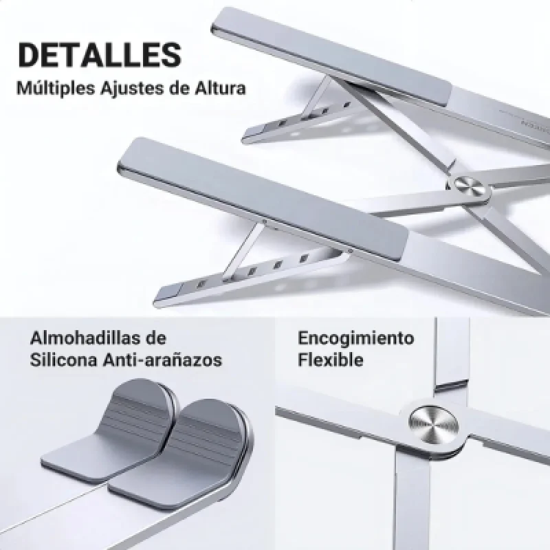 Soporte portátil de aluminio UGREEN 40289 (LP451) para laptop 8″ a 173″