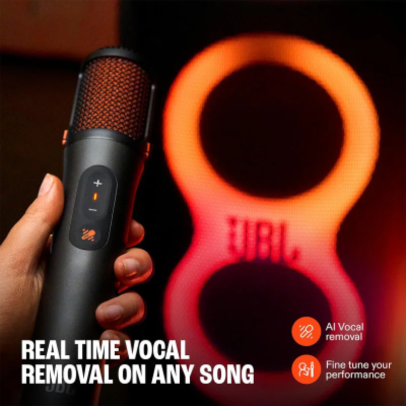 Micrófonos JBL EasySing Mics | 10h batería | Eliminación vocal IA