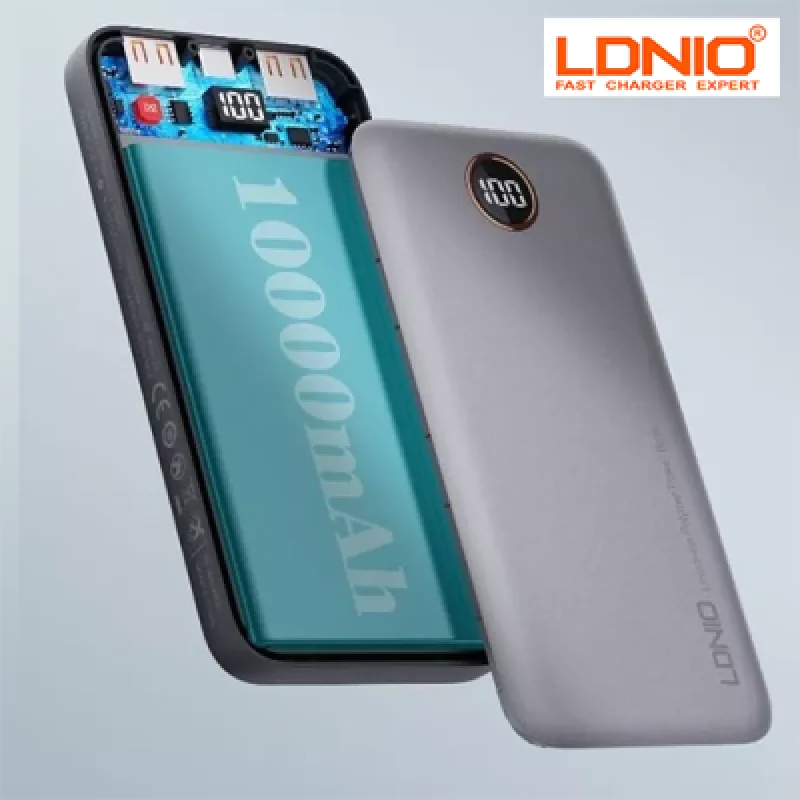 Batería Externa Portátil LDNIO P10 37W 10000mAh