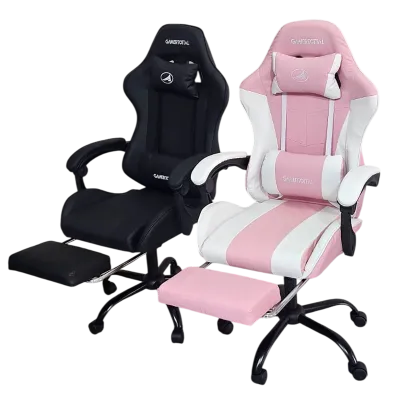 Silla Gamer Ergonómica TotalGamer: Reclinable 180°, Posapiés y Soporte Lumbar 🎭🎯