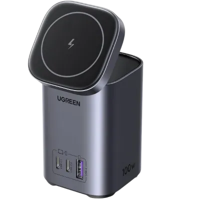 UGREEN CD342 – Cargador GaN 100W con MagSafe y Puertos USB C